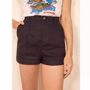Reformation Sterling Linen Shorts